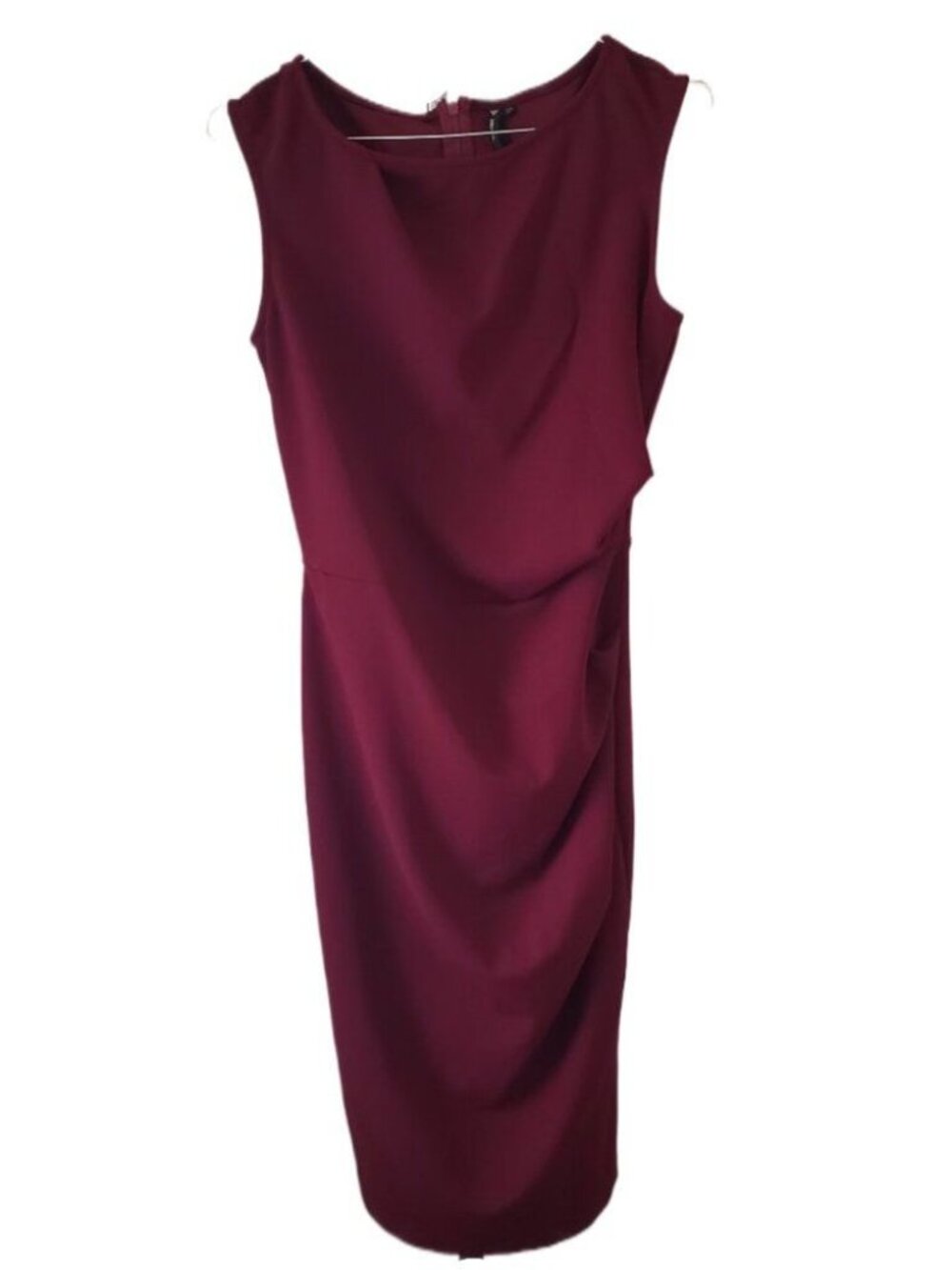 Miusol Burgundy Sleeveless Dress